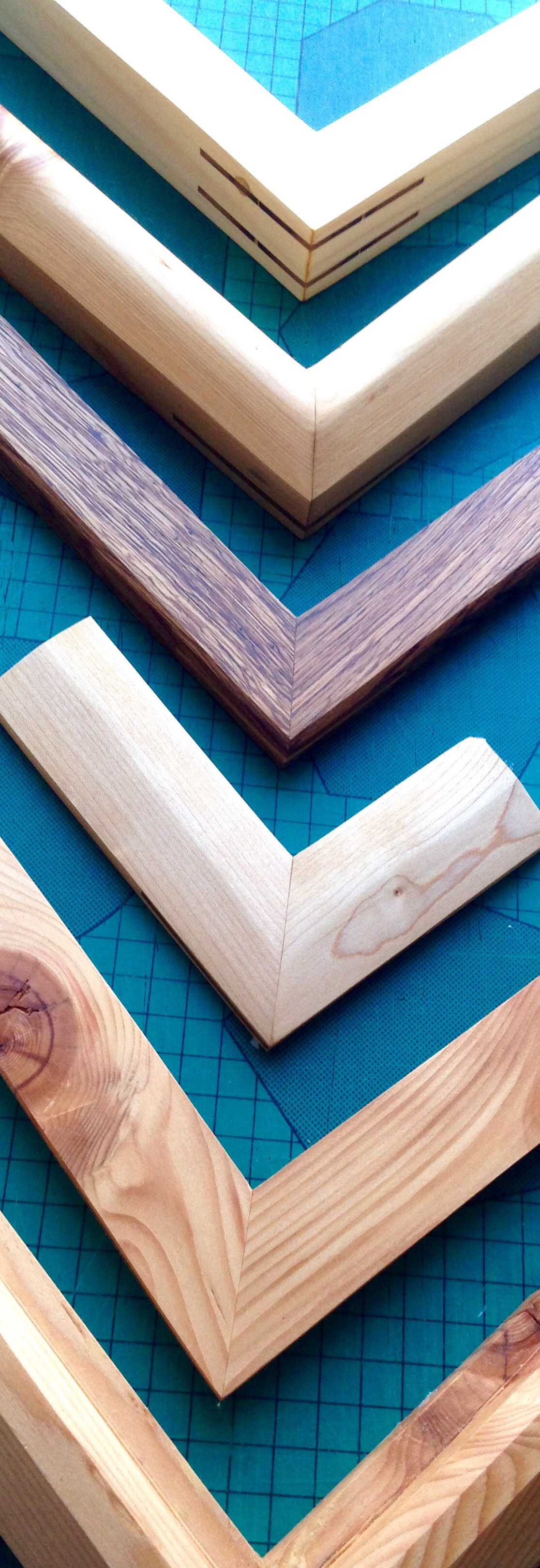 Framing by Matt Gartside using reclaimed wood.