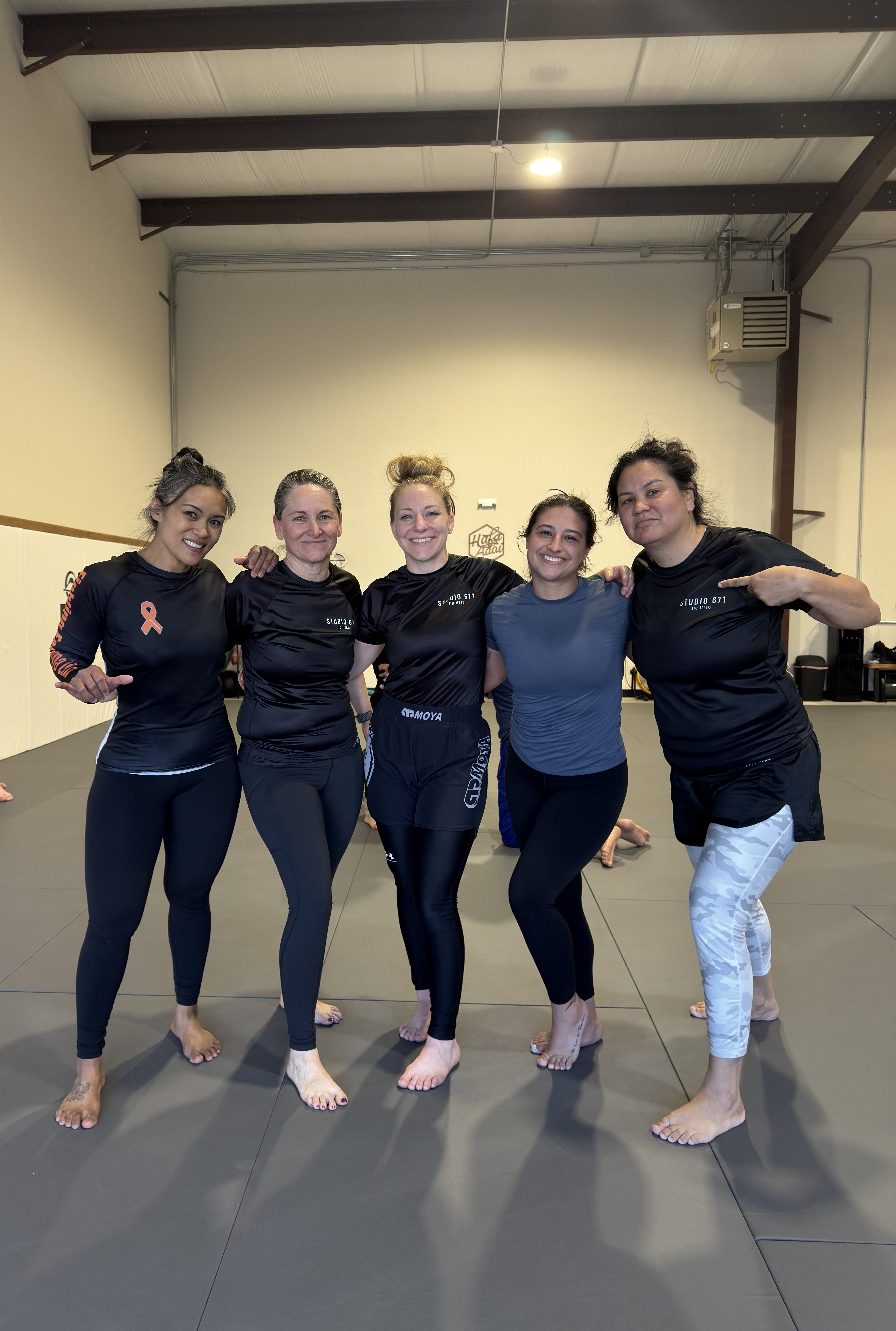 Woman Group Smiling Jiu Jitsu