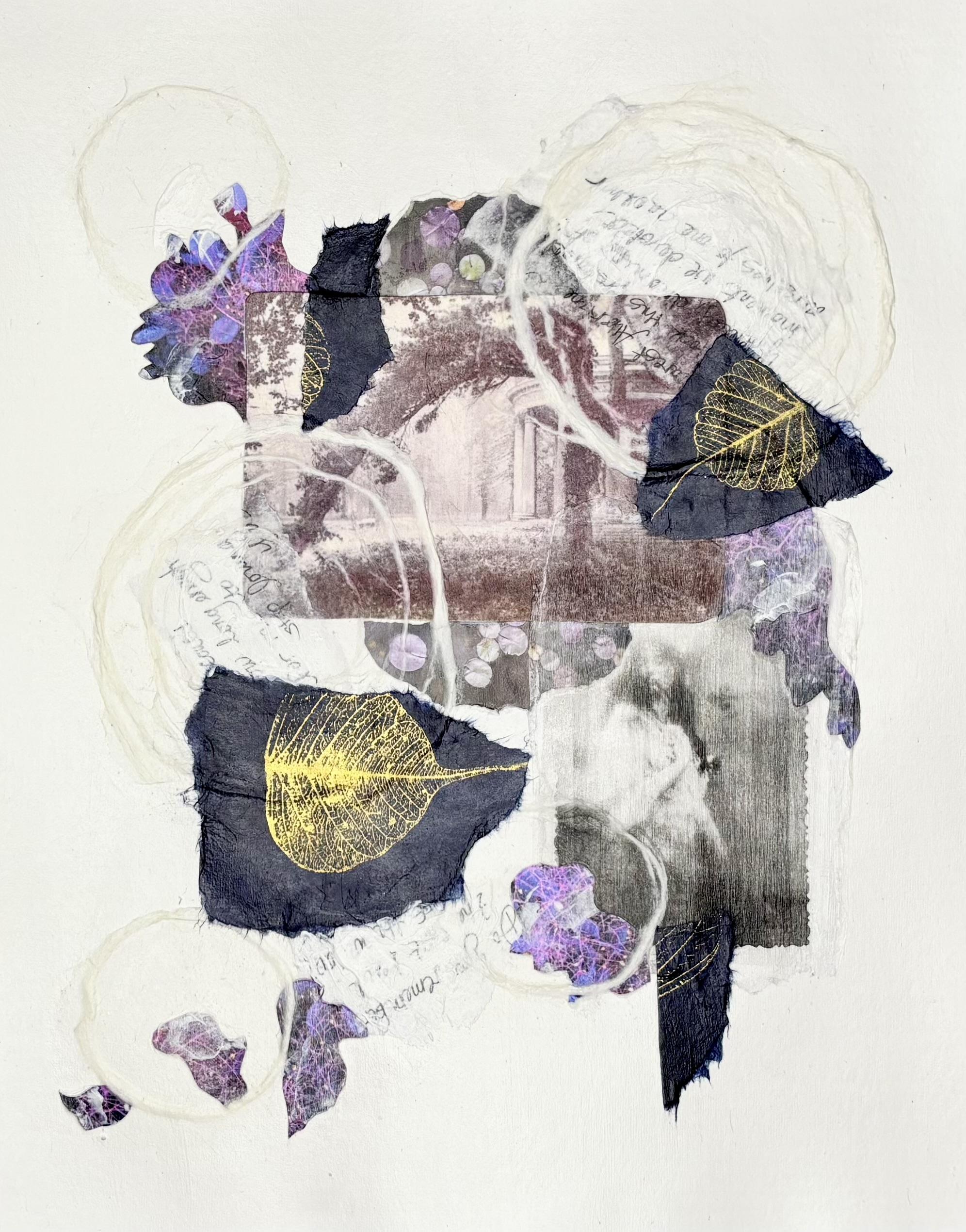 Devotional, Mixed Media Collage on Paper