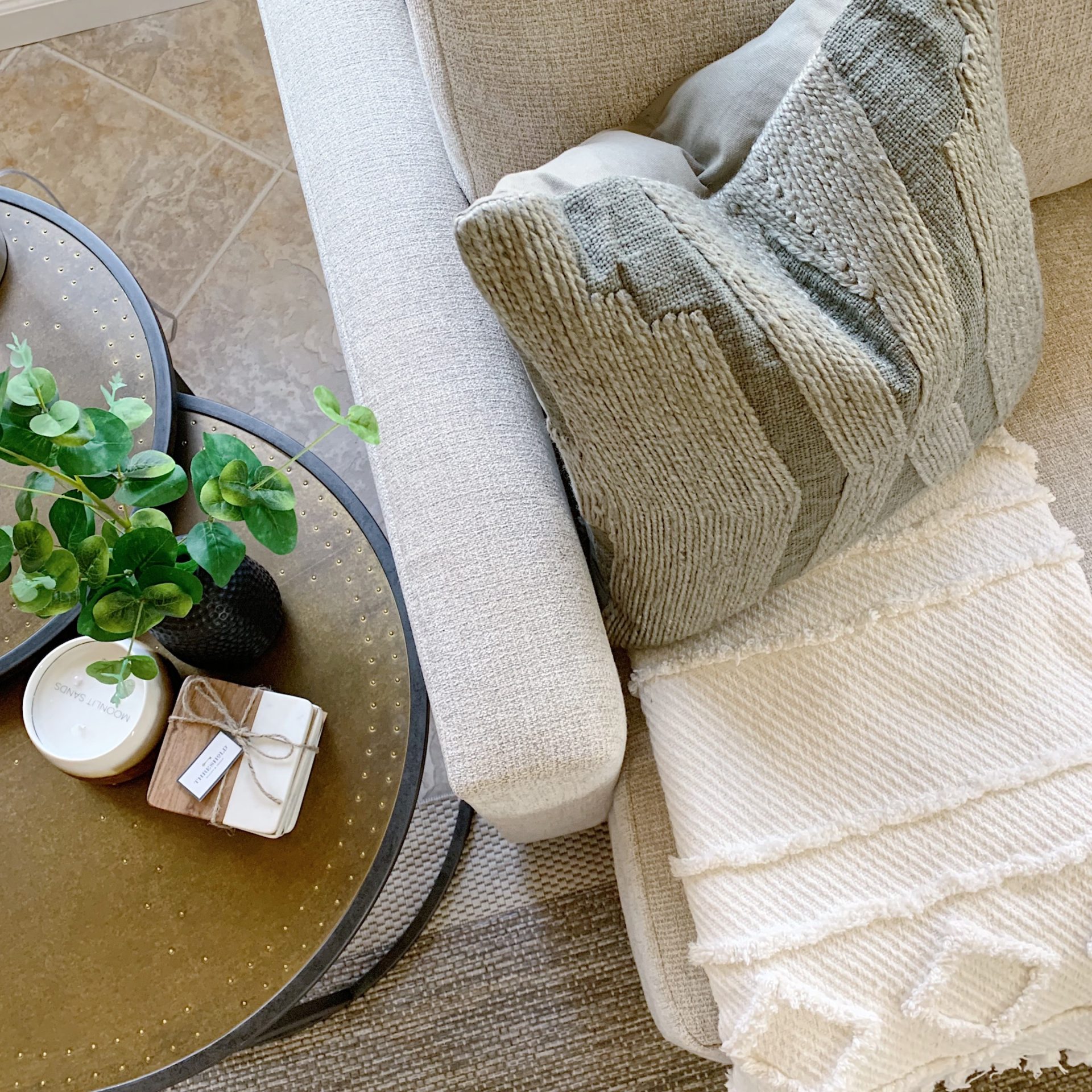 Roseville Family Room - Textiles