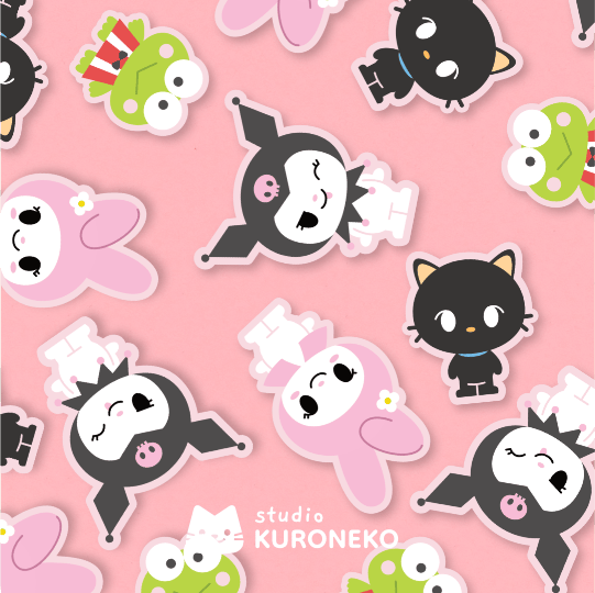 Pacote de Adesivos - Sanrio Hello Kitty V2