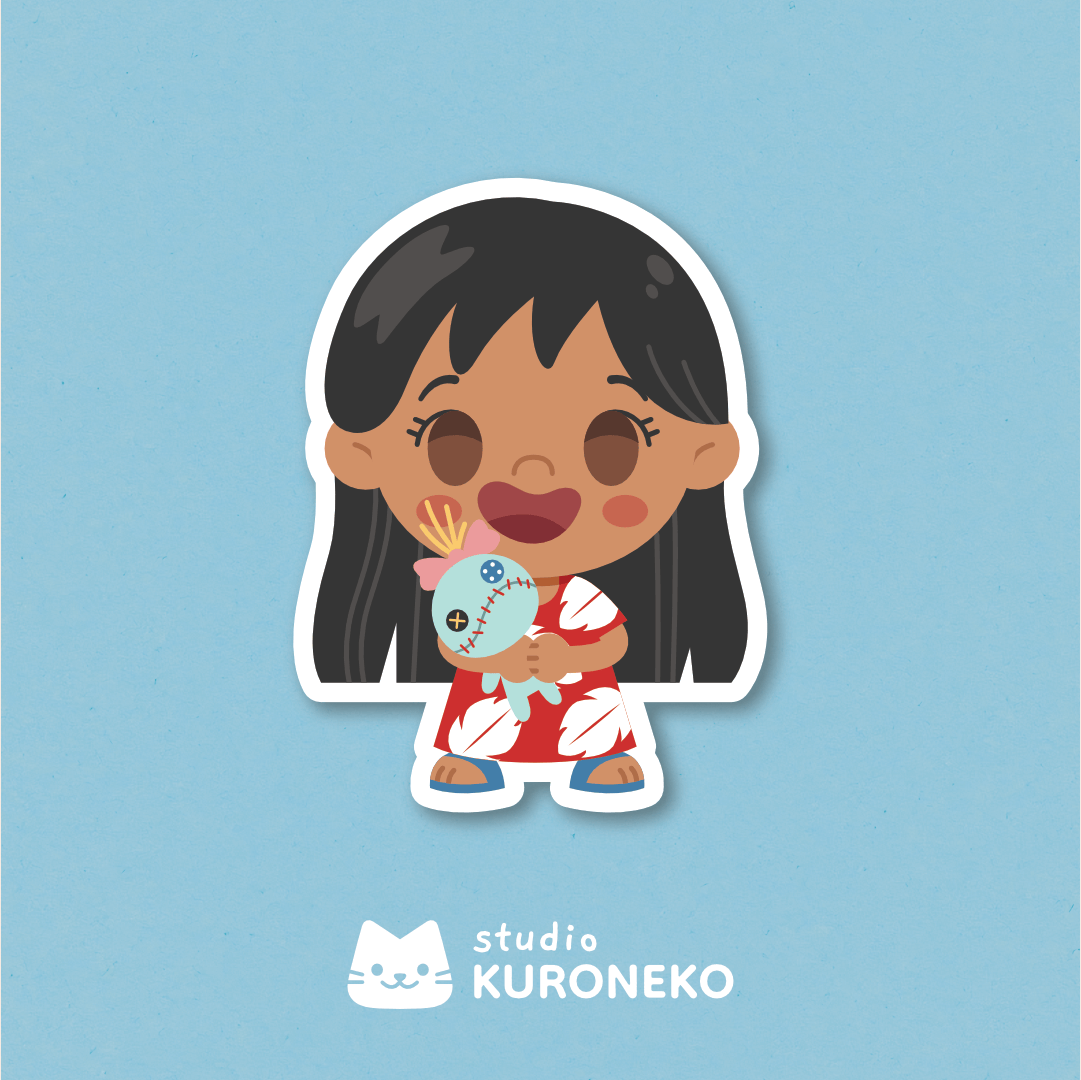 Pacote de Adesivos - Lilo e Stitch