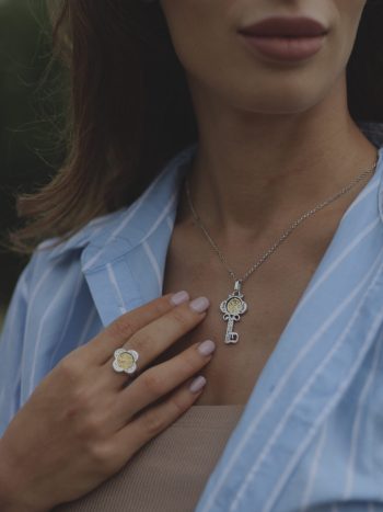 Кабала амулет “КЛЮЧ за ИЗОБИЛИЕ” от сребро и злато