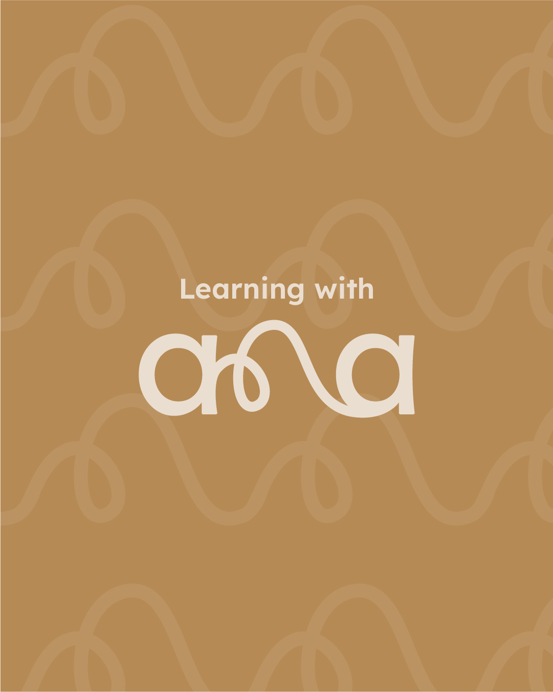 learning with ana branded logo Studio Olival Brand & Digital