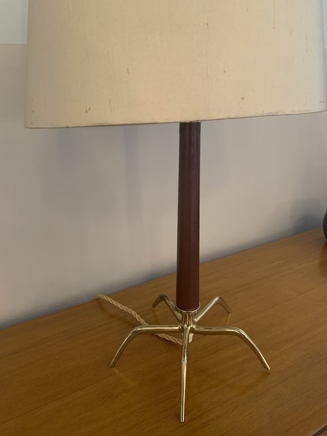 Mid Century Modern Table Lamp In The Style Of Gio Ponti Italy Circa 1955 Studio Van Den Akker