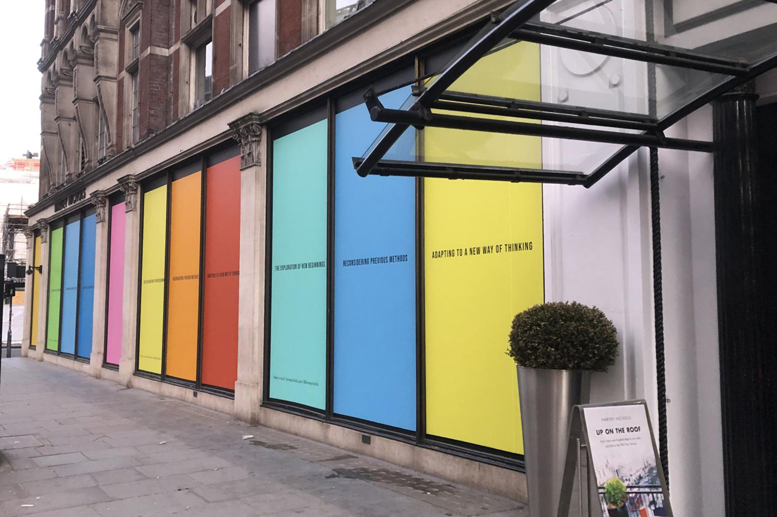 Harvey Nicholls store window displays