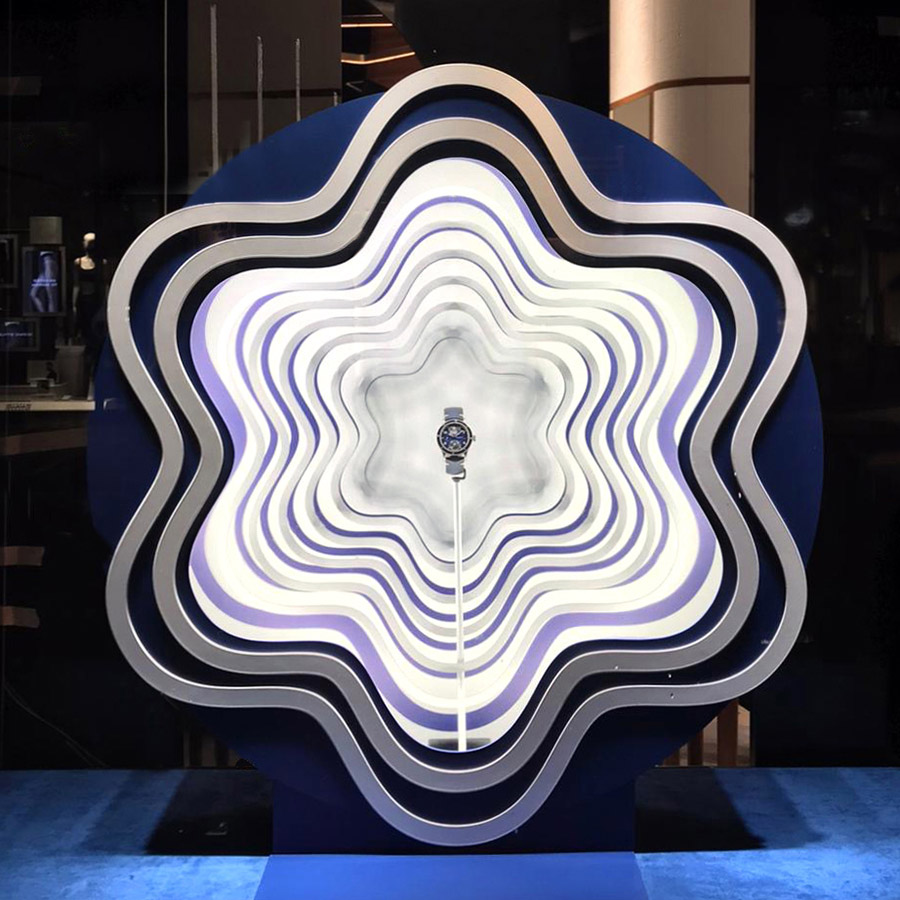 Mont Blanc Store Window Design by Studio XAG