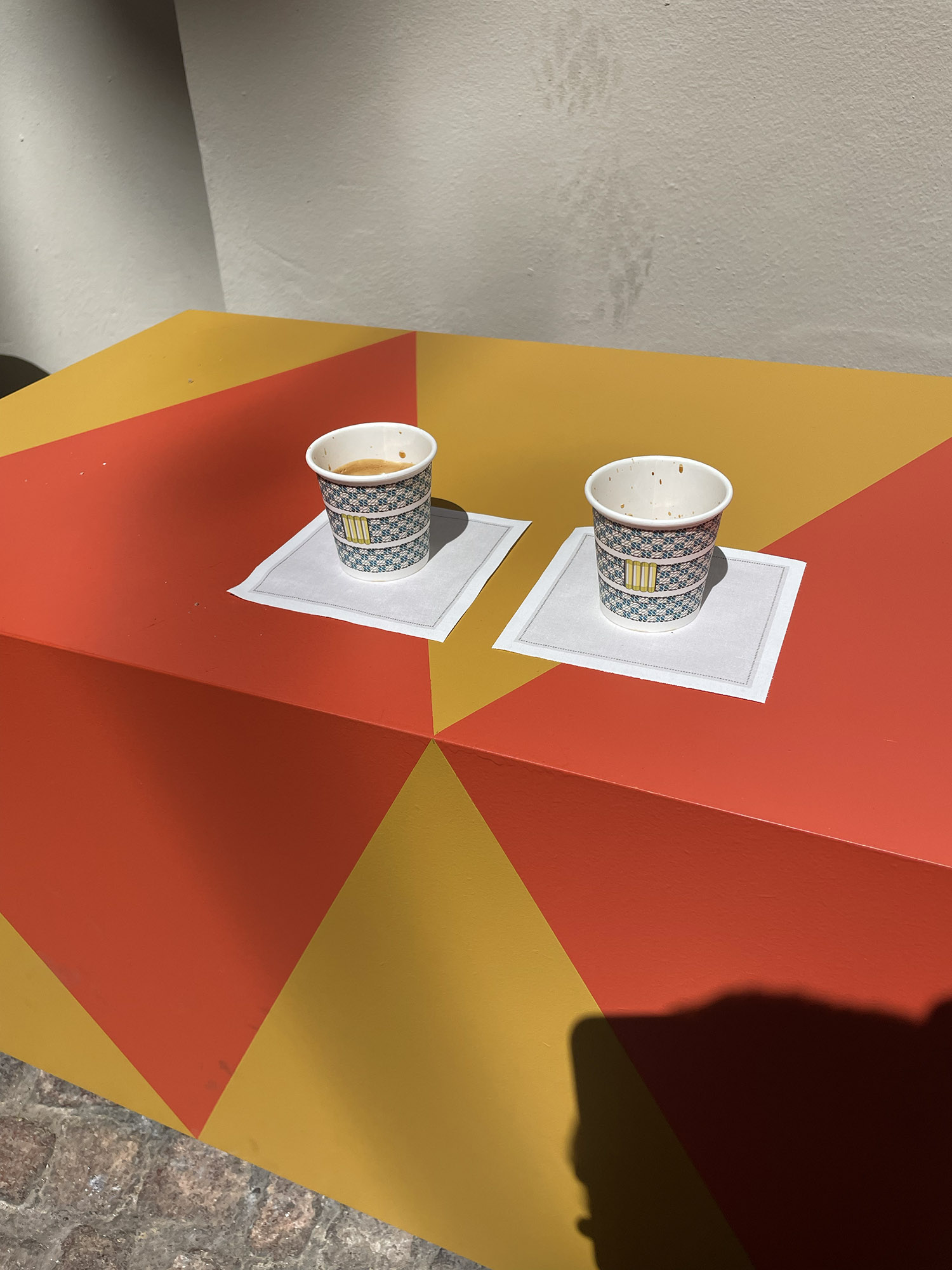 On The Earth by Hermès exhibition cafe at Milan Design Week