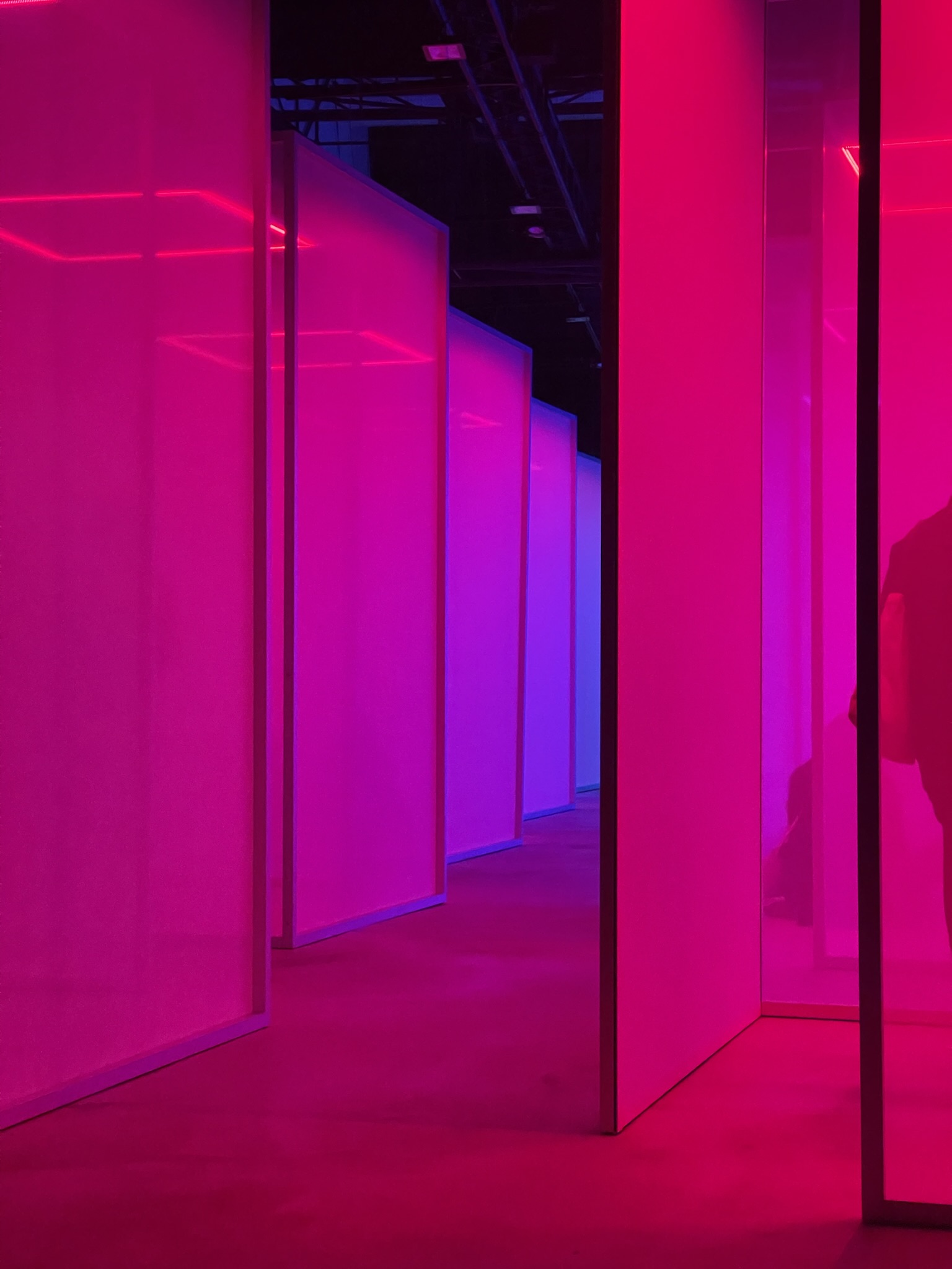 “Making Sense of Color” by Google installation of sound and light