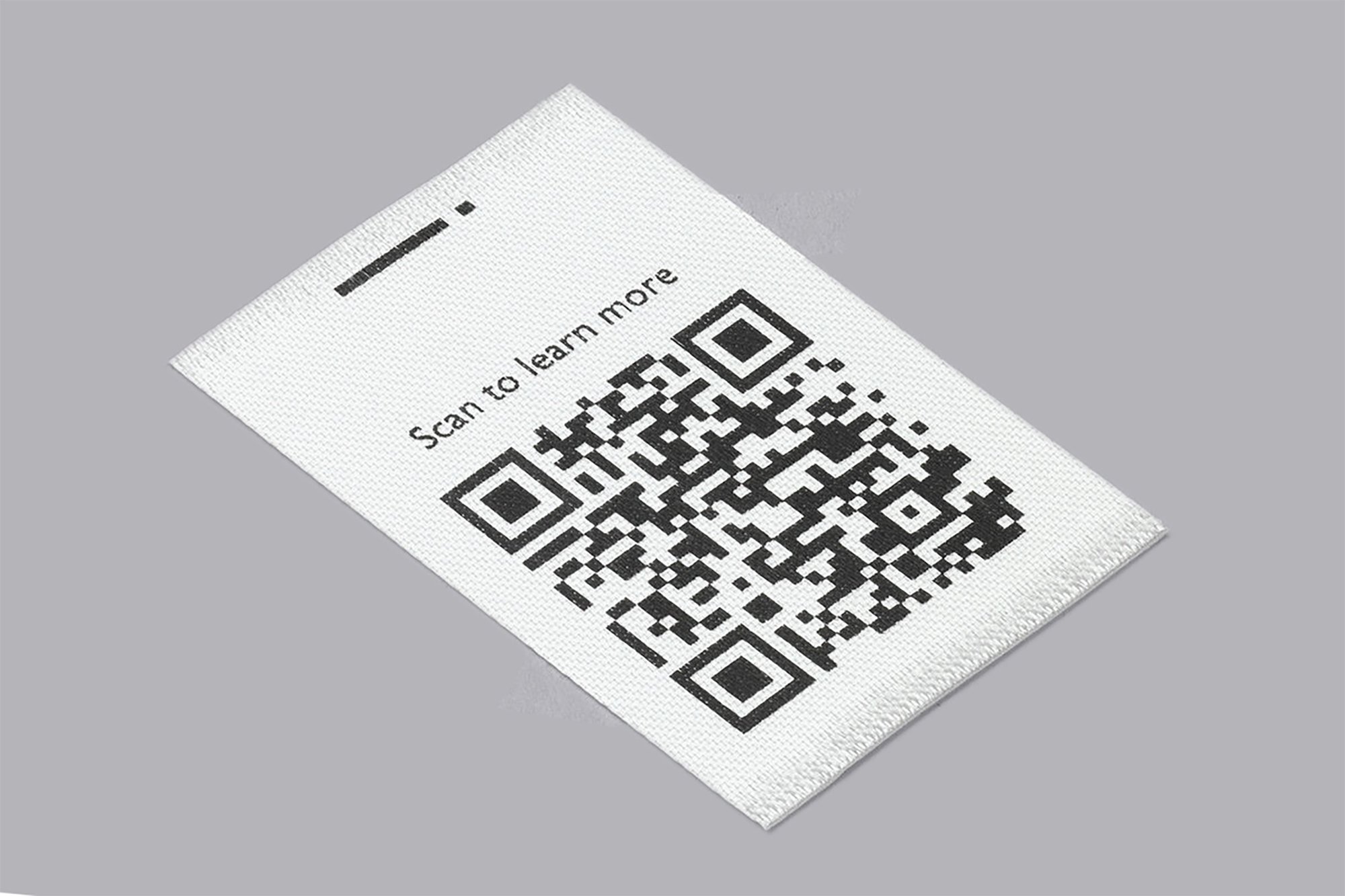 Scannable QR codes for retail brand transparency