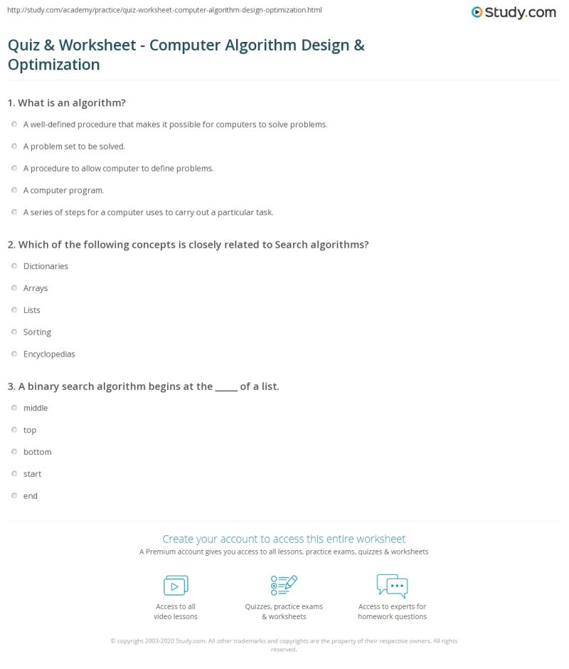 Understanding Algorithm Efficiency And Complexity Quiz Study Course - Download Modern Landscape Image | Retina