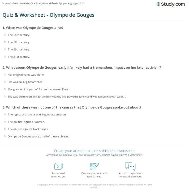 Olympe De Gouges Reading Worksheet Editable By Rods Social Studies - Desktop Vintage Designs for Desktop