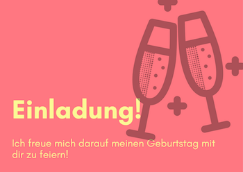 How To Write A Party Invitation In German Study Com