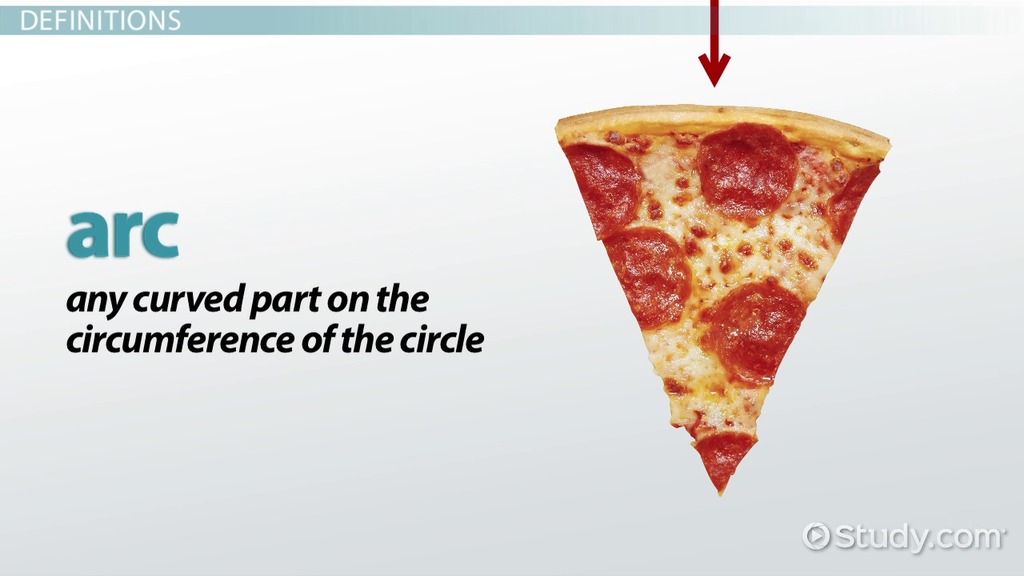 Arc length is literally the length of the arc of a portion of a circle. Segment of a Circle: Definition & Formula - Video & Lesson