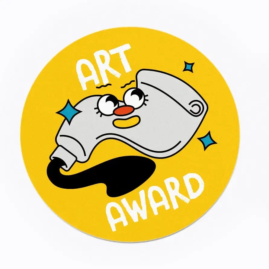 Art Award Stickers