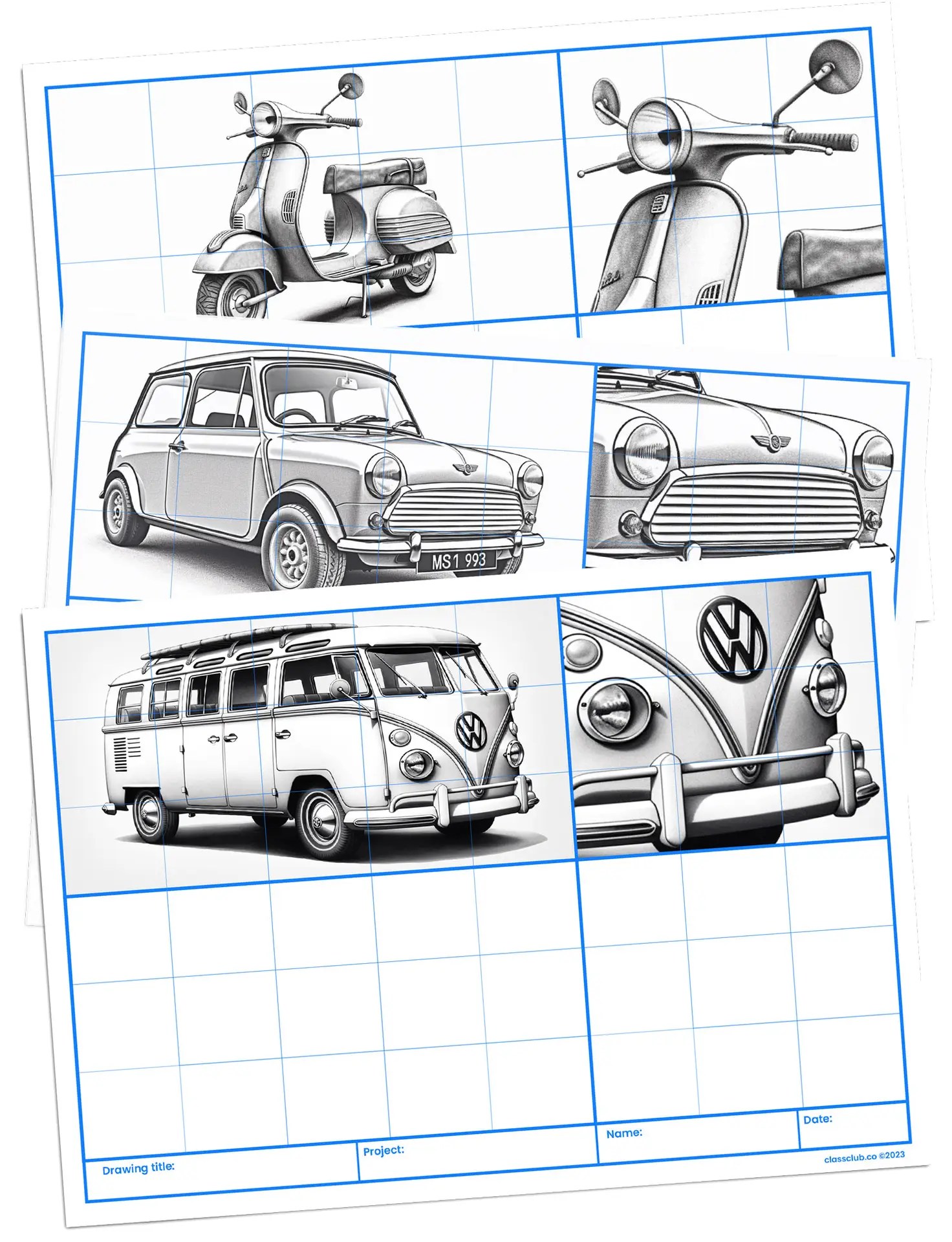 Sketching cars download
