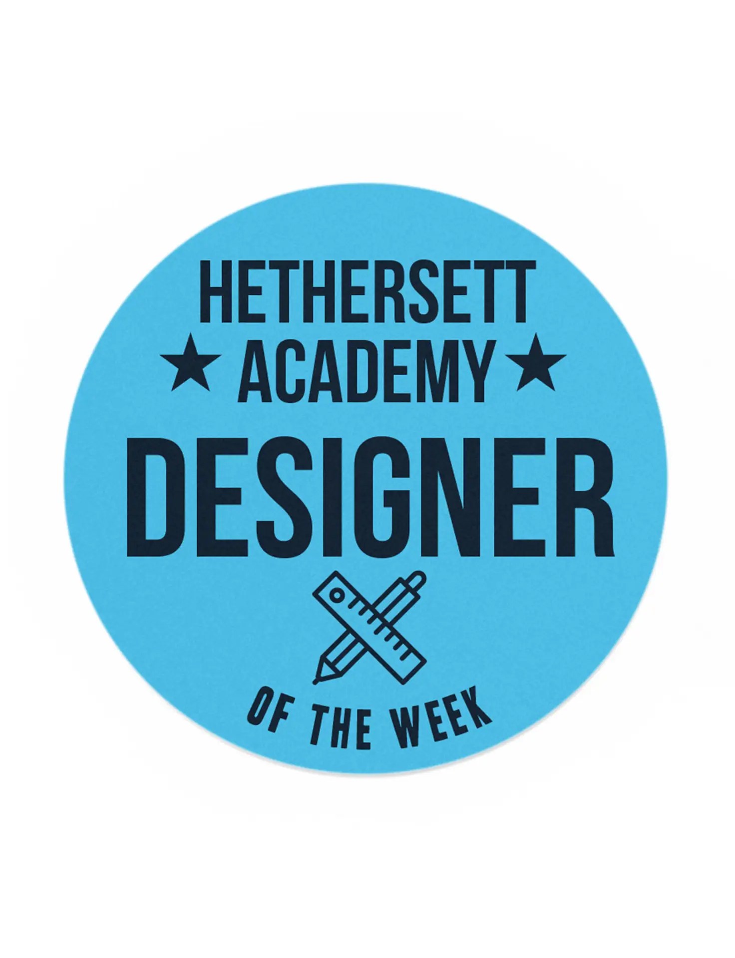 Designer of the week stickers