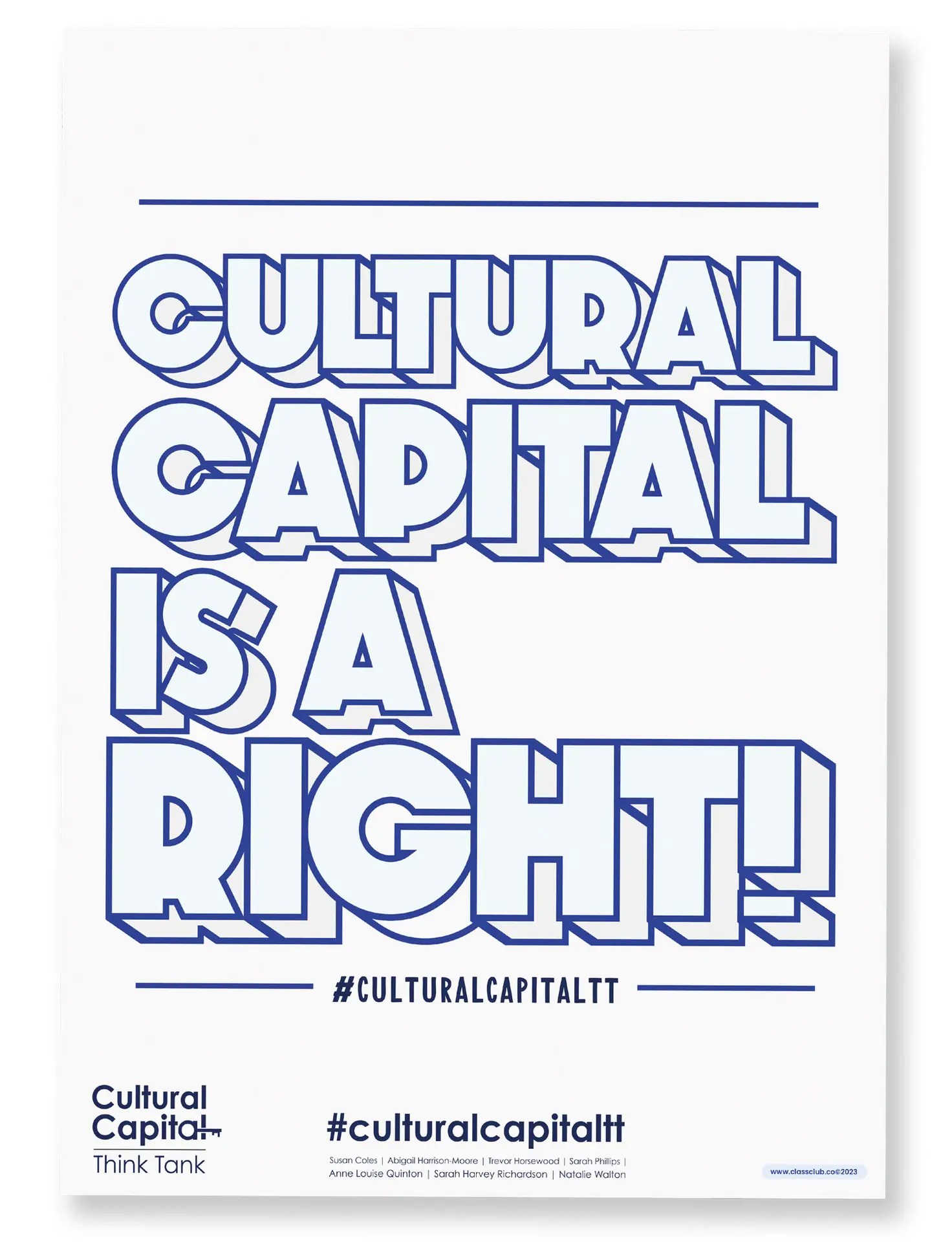 Cultural Capital is a Right
