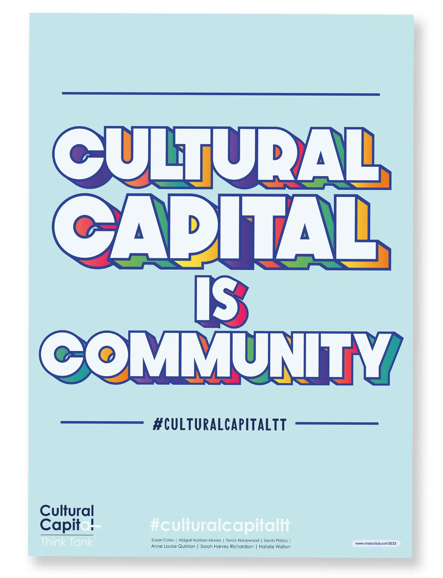 Cultural Capital is Community
