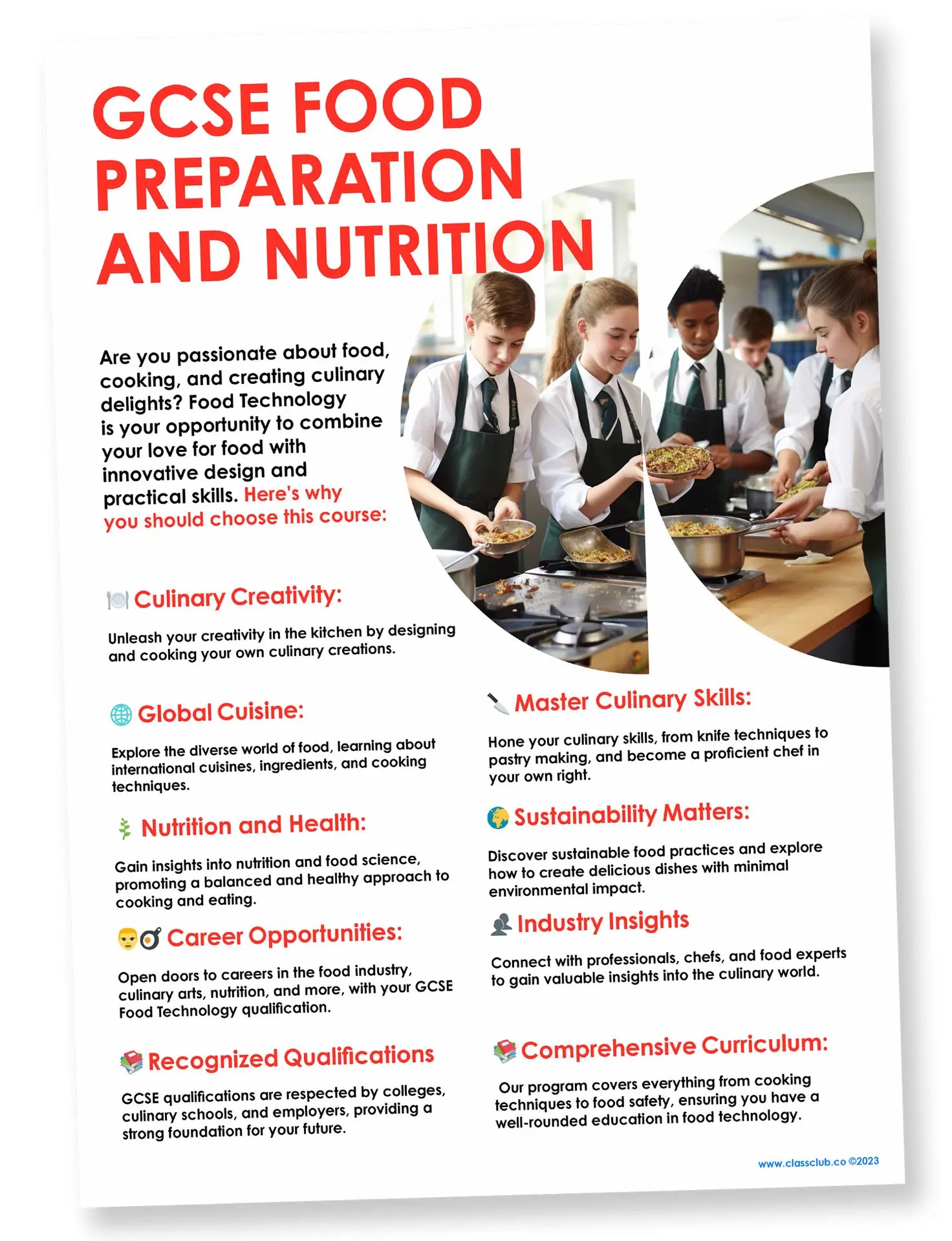 GCSE Food prep & nutrition