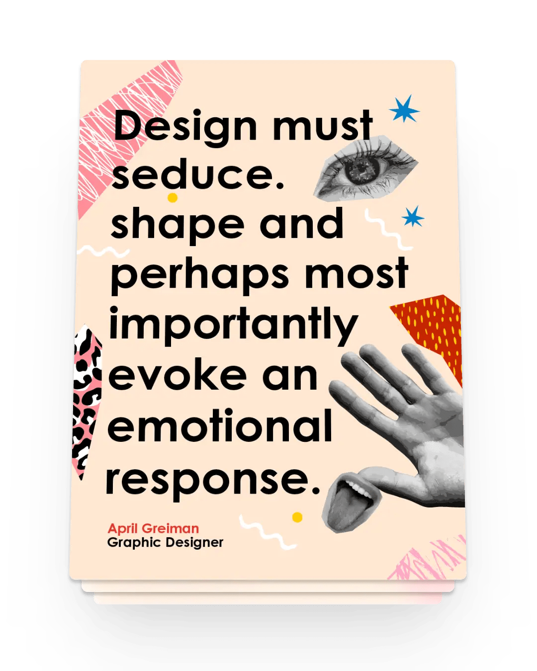 Inspirational quotes by famous Graphic Designers.