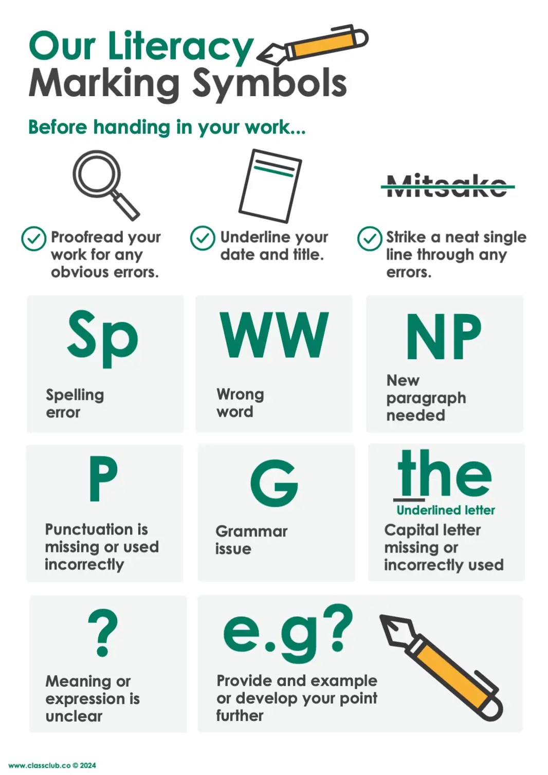 marking 1