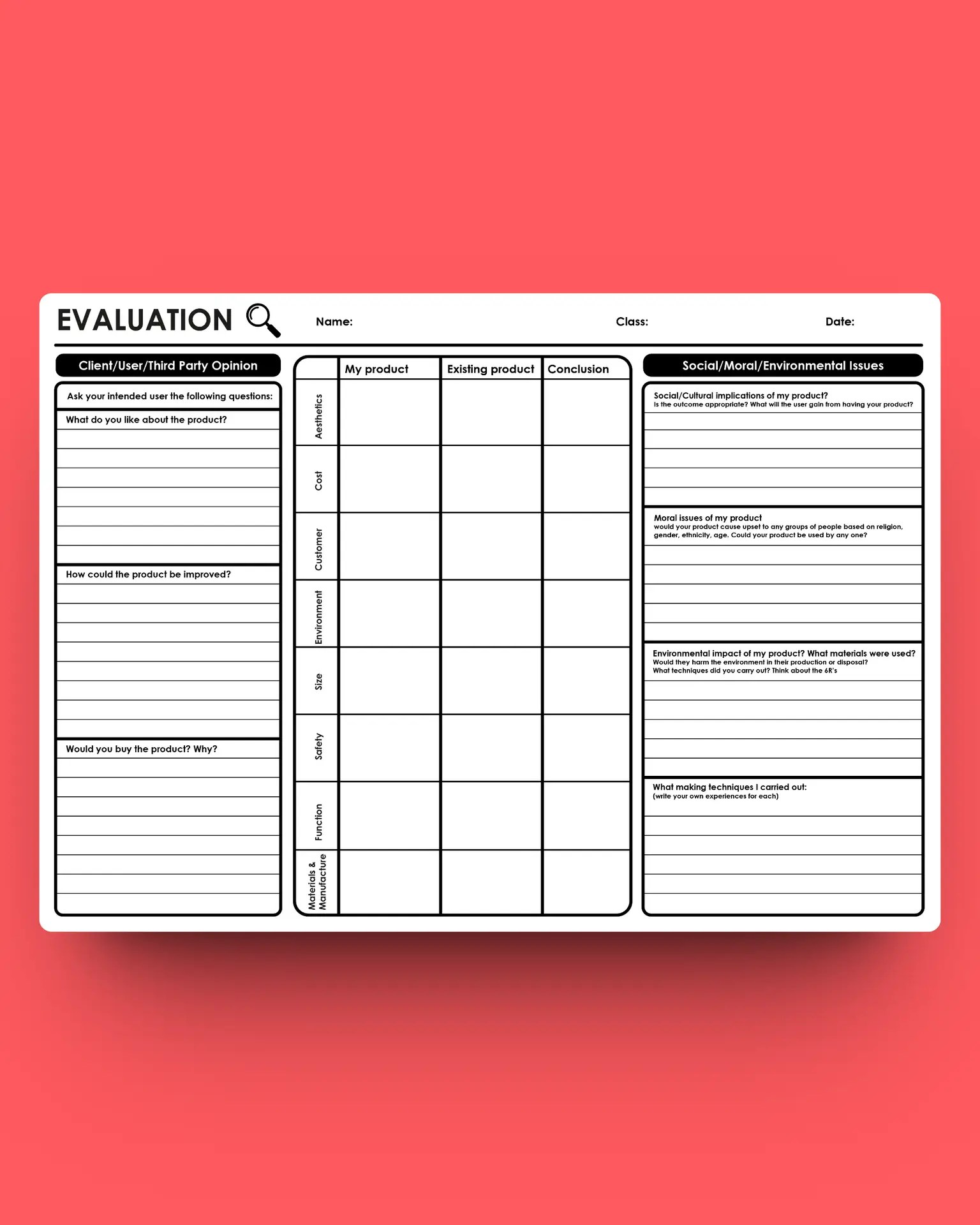 Evaluation
