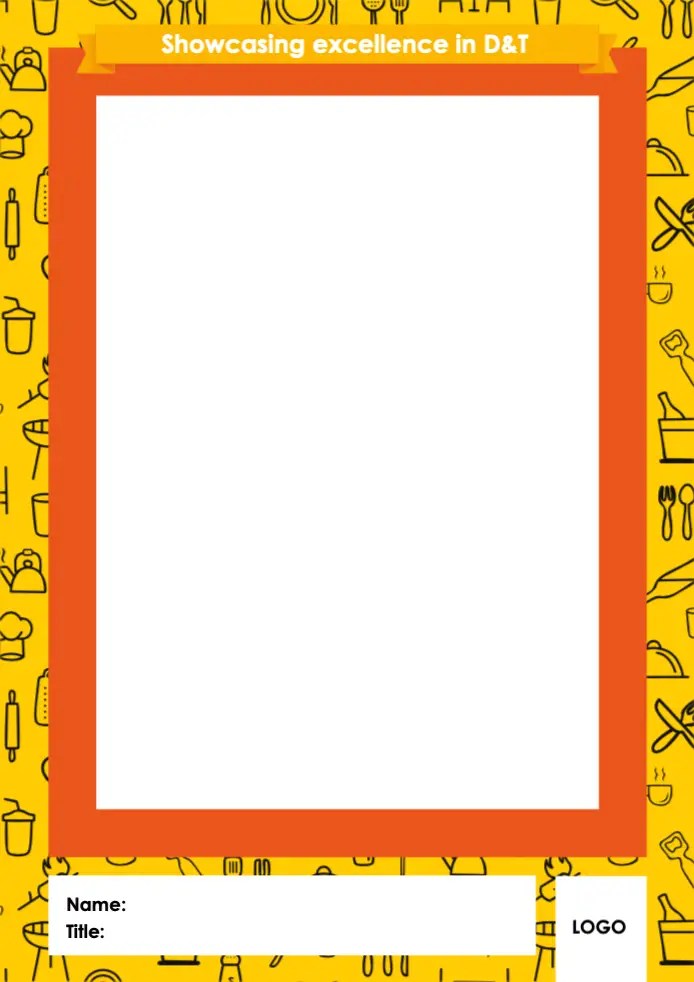 COOKERY BACKSHEET