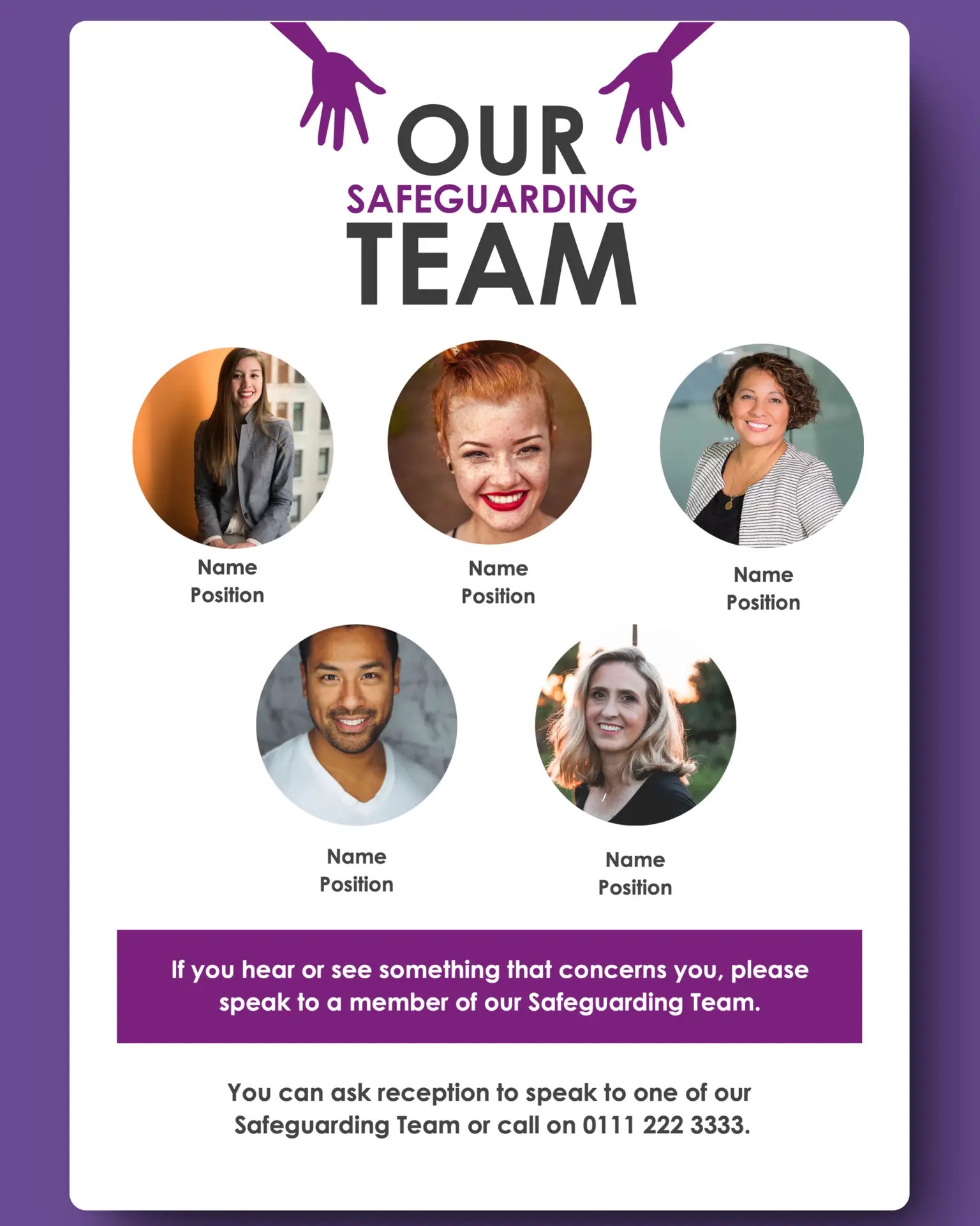 Our Safeguarding team ⚡