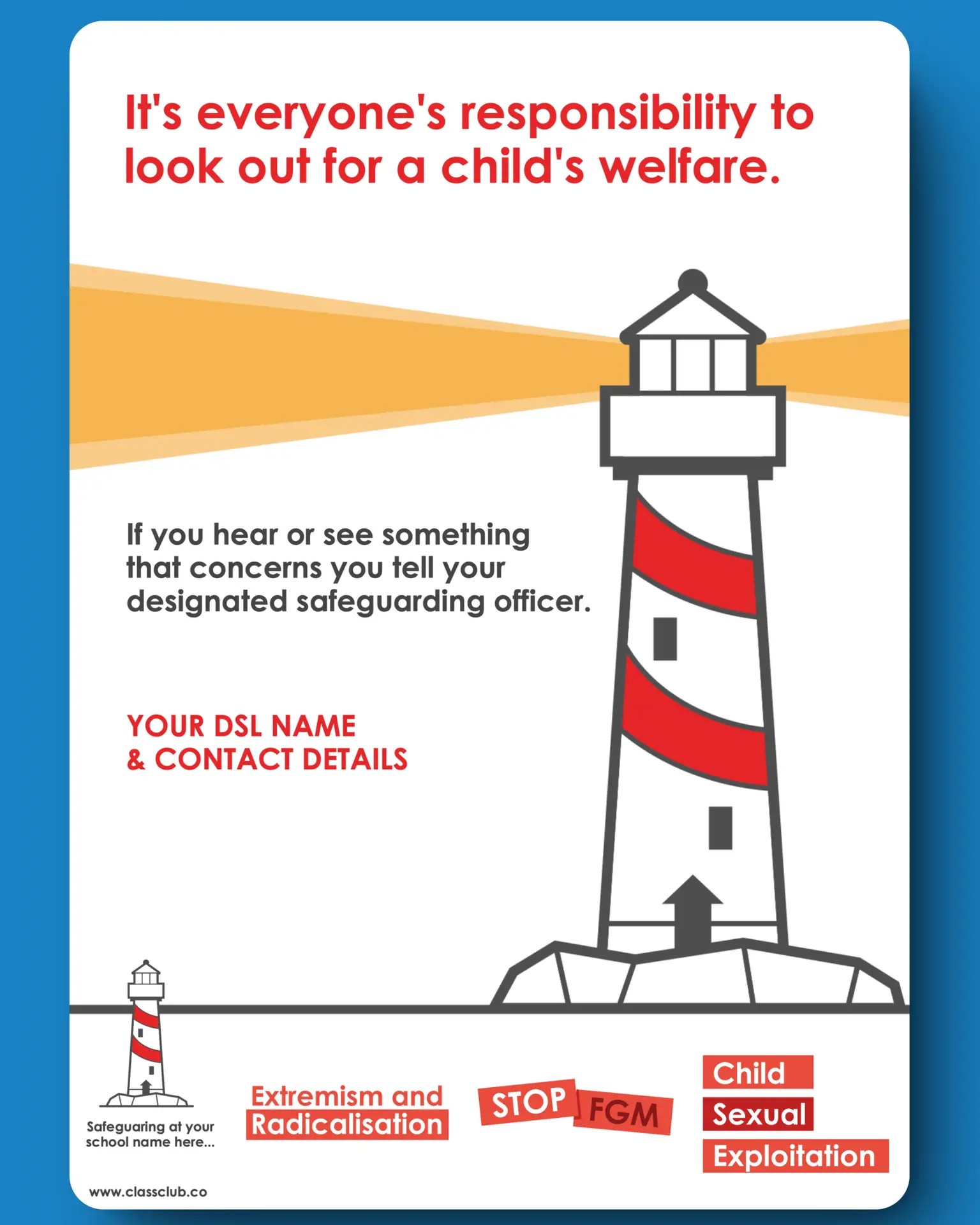 Safeguarding poster ⚡