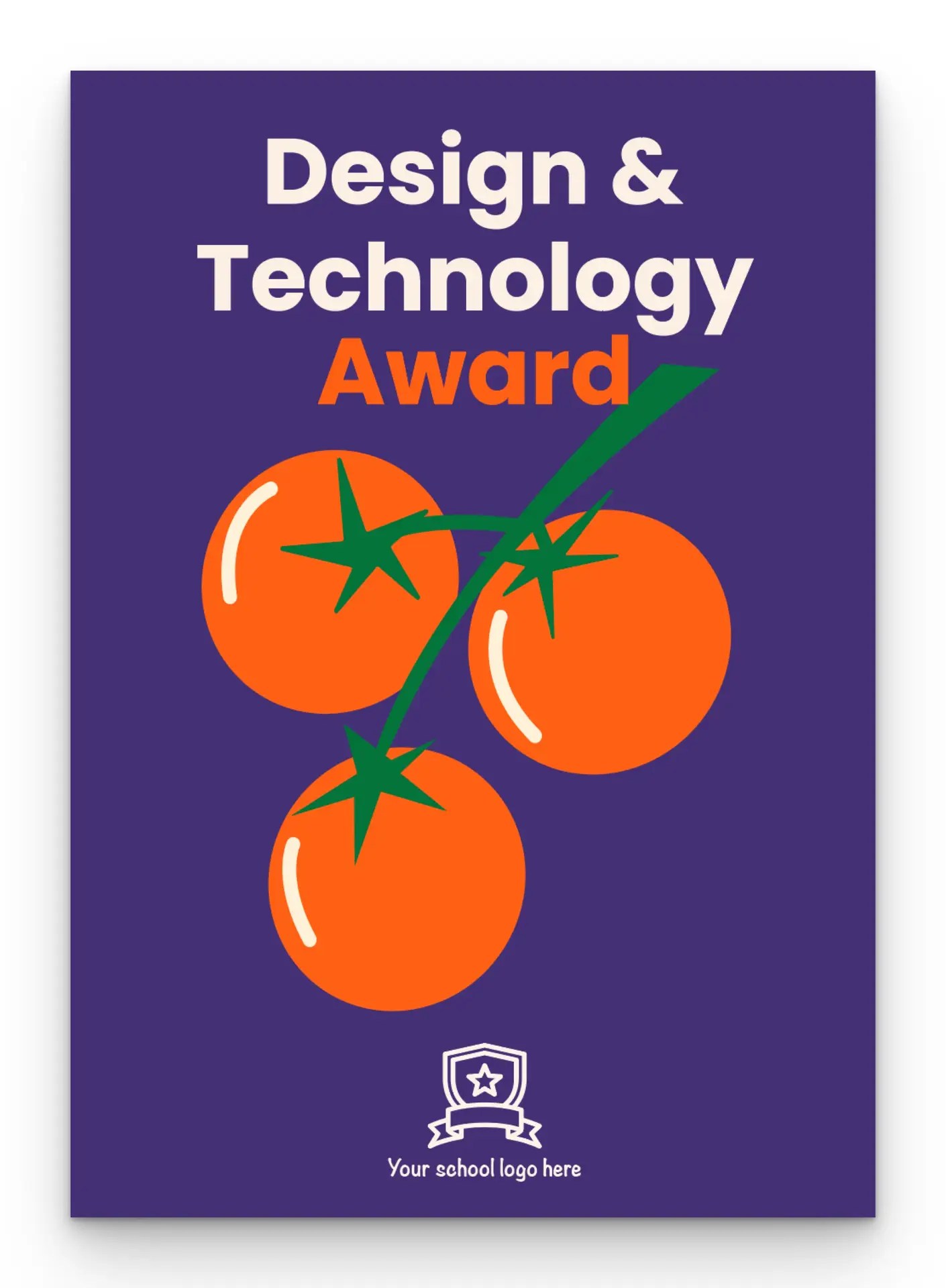 Tomatoes DT Award postcard