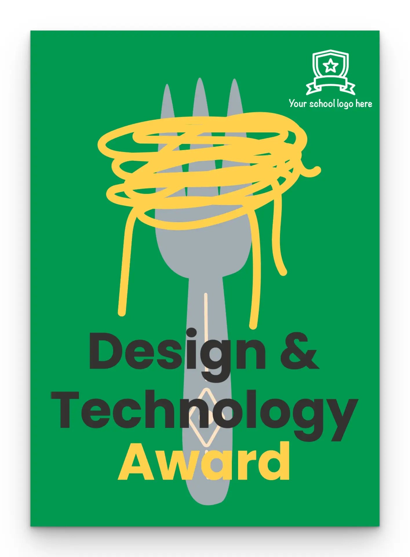 Pasta DT Award postcard