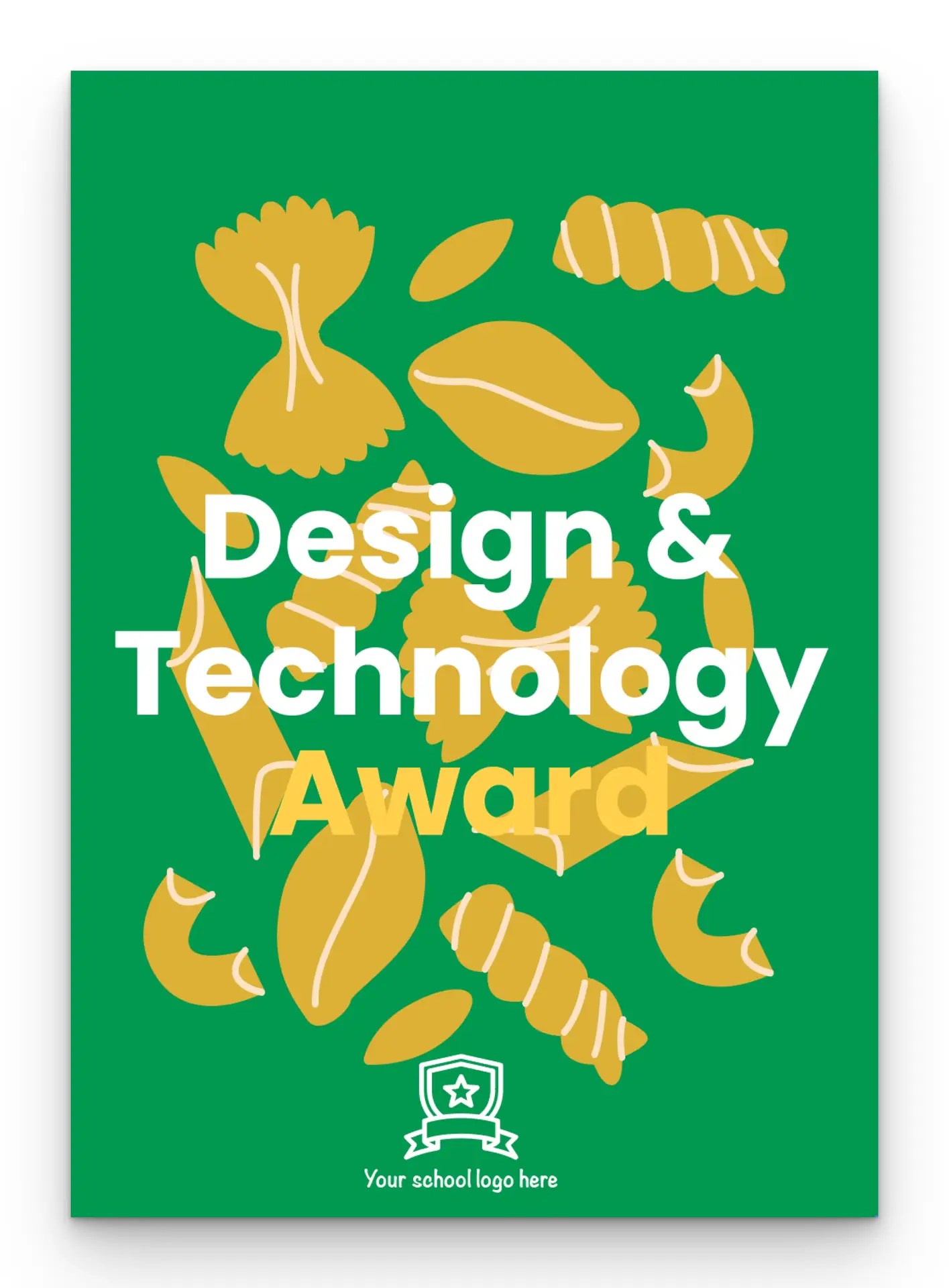 Pasta 2 DT Award postcard