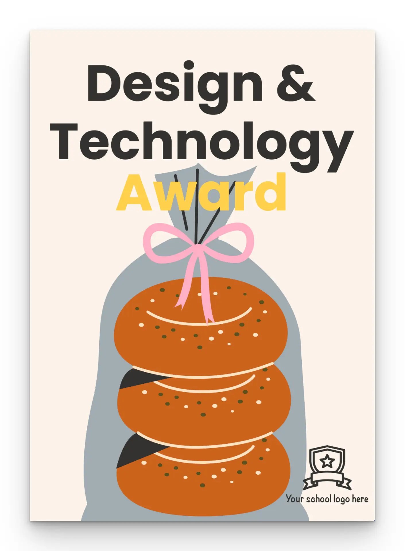 Bagel DT Award postcard