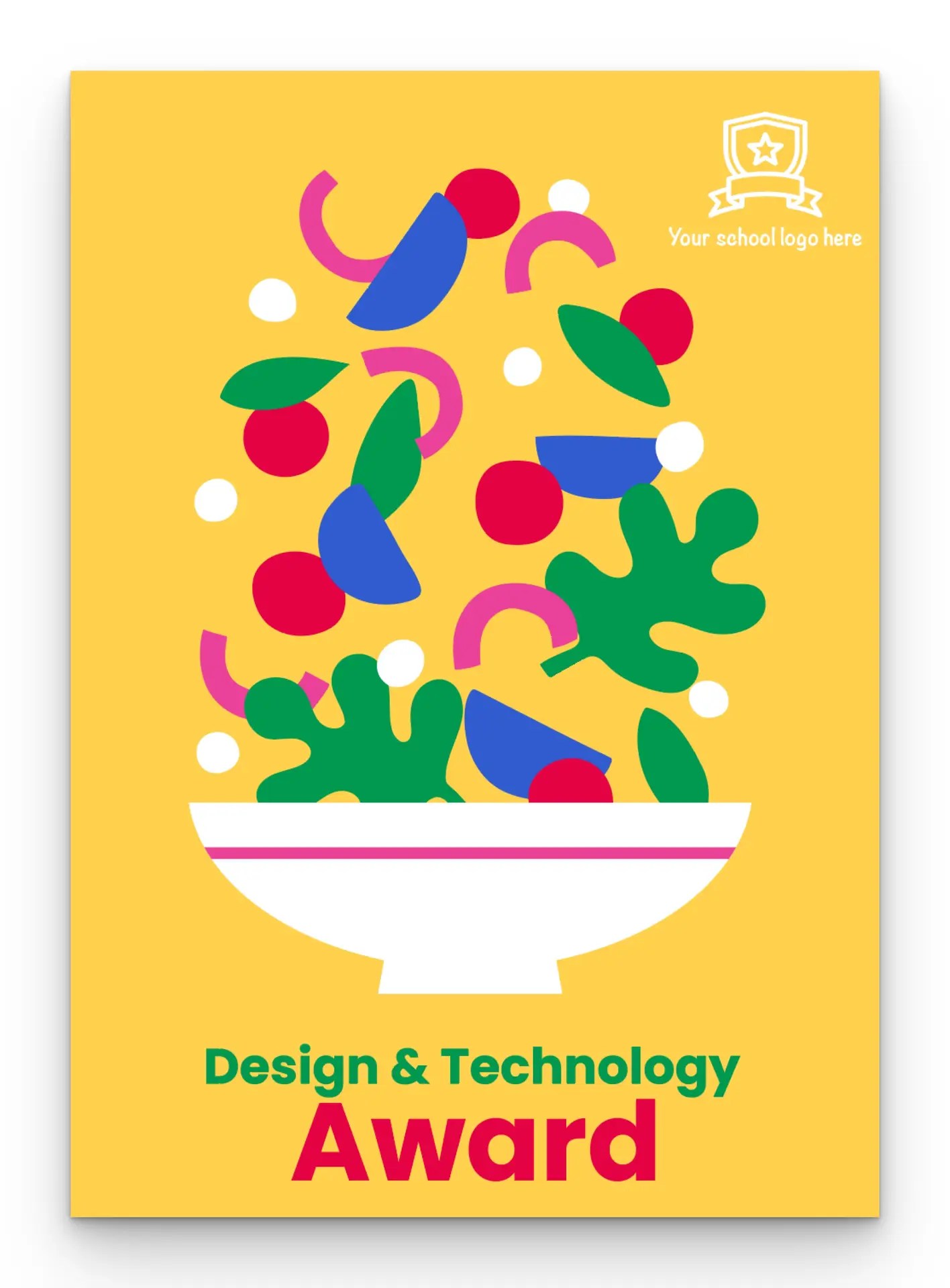 Salad 2 DT Award postcard