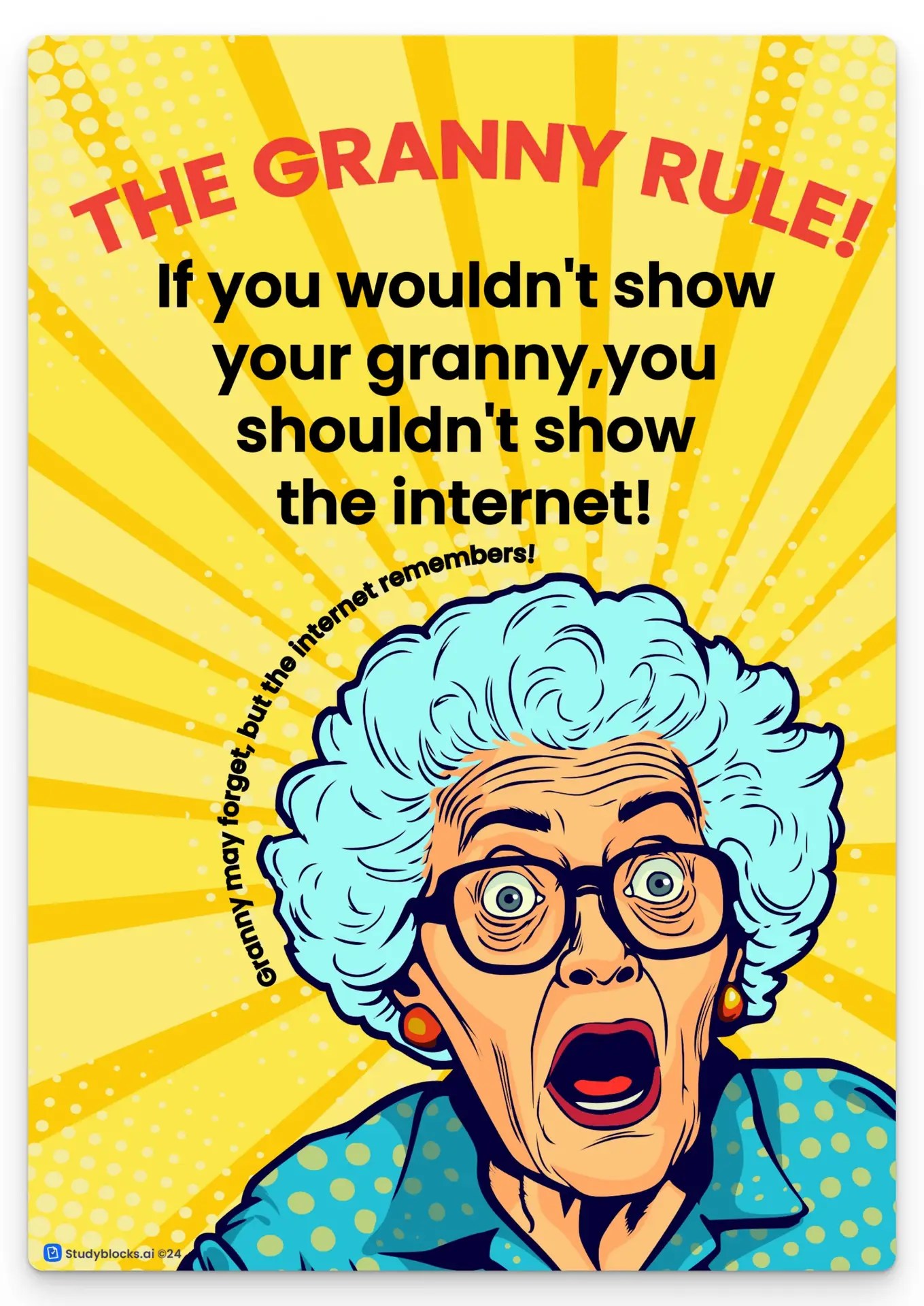 The granny rule! display