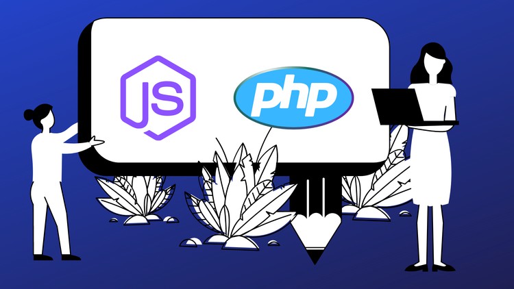 100 Off Javascript And Php And Python Programming Complete Course - Perfect Gradient Photo - High Resolution