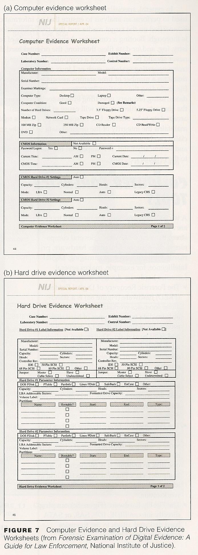 Evidence Form