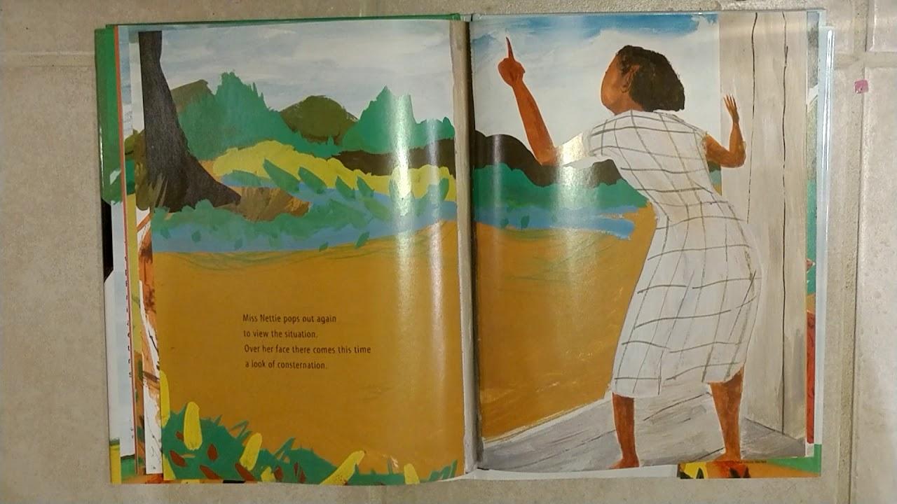 An image from the book shows the aunt scoffing at the climbing girl