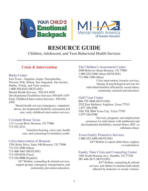 Resource Guide