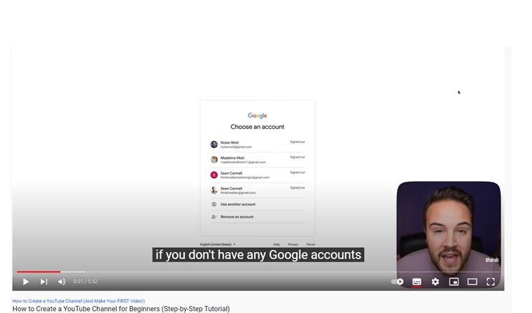 Think Media, How to Create a YouTube Channel for Beginners