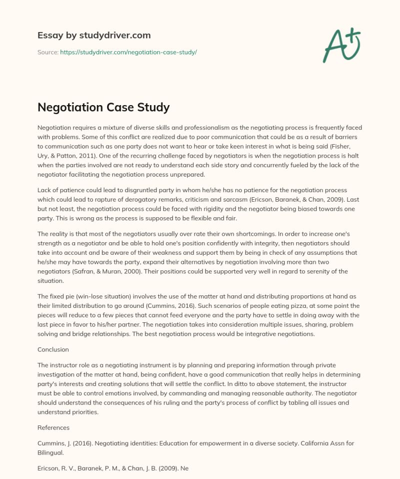 Case Study On Negotiation Pdf - Vintage Background Collection - Full HD Quality