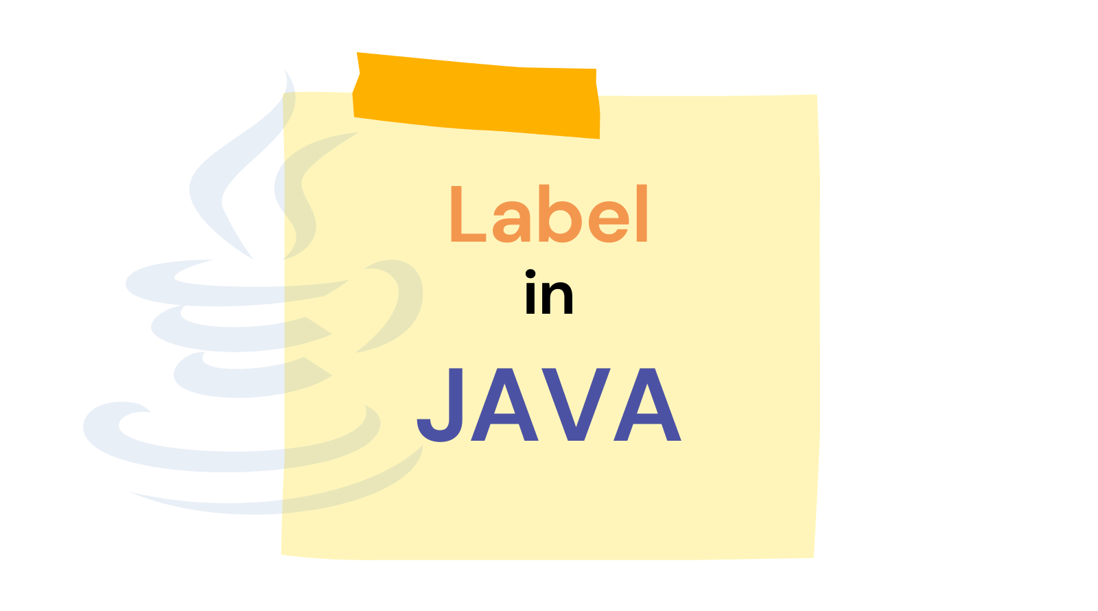 Label in Java Study Experts