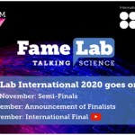British Council FameLab Science Communication Competition for Science and Engineering 2021