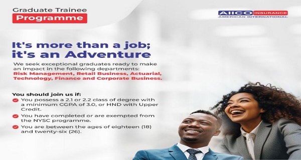 AIICO Graduate Trainee Programme for Young Graduates 2024