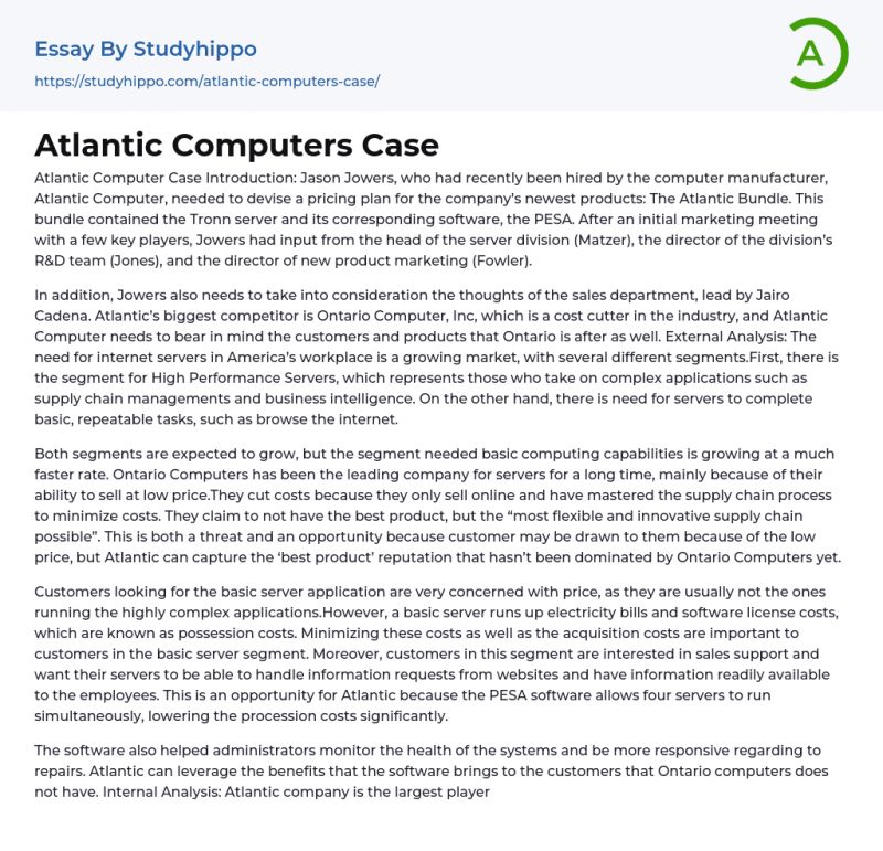 Atlantic Computer Case Study Free Essay Example - Incredible Nature Picture - 4K