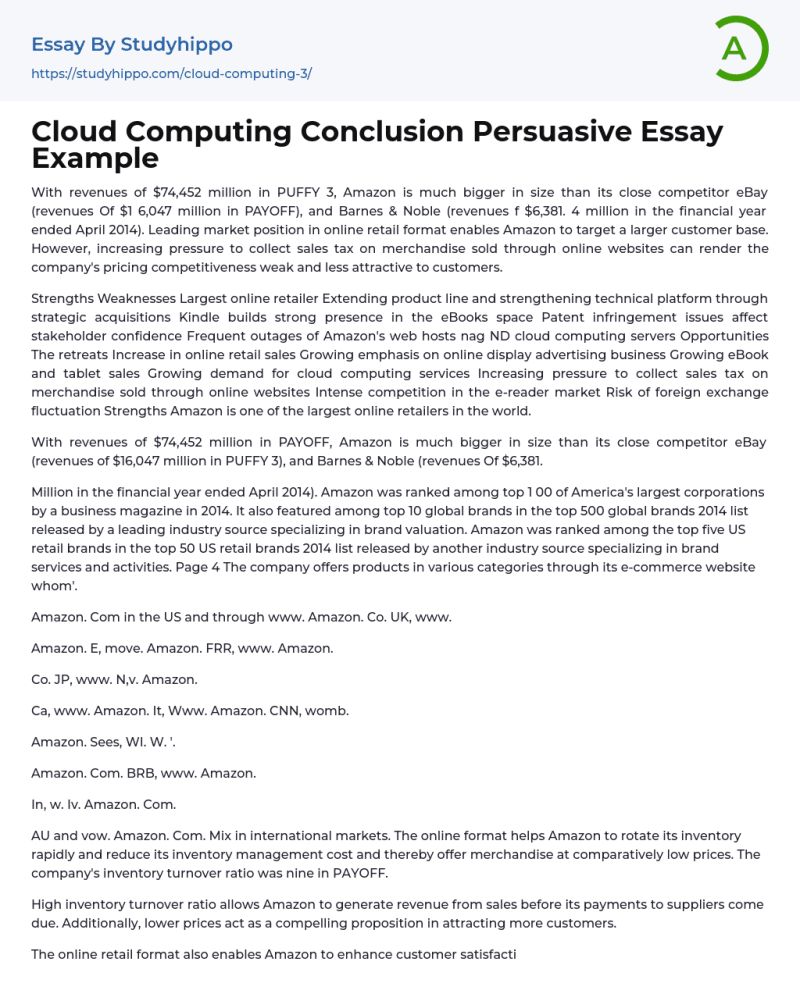 Cloud Computing Conclusion Persuasive Essay Example Studyhippo Com - Best Minimal Backgrounds in Retina