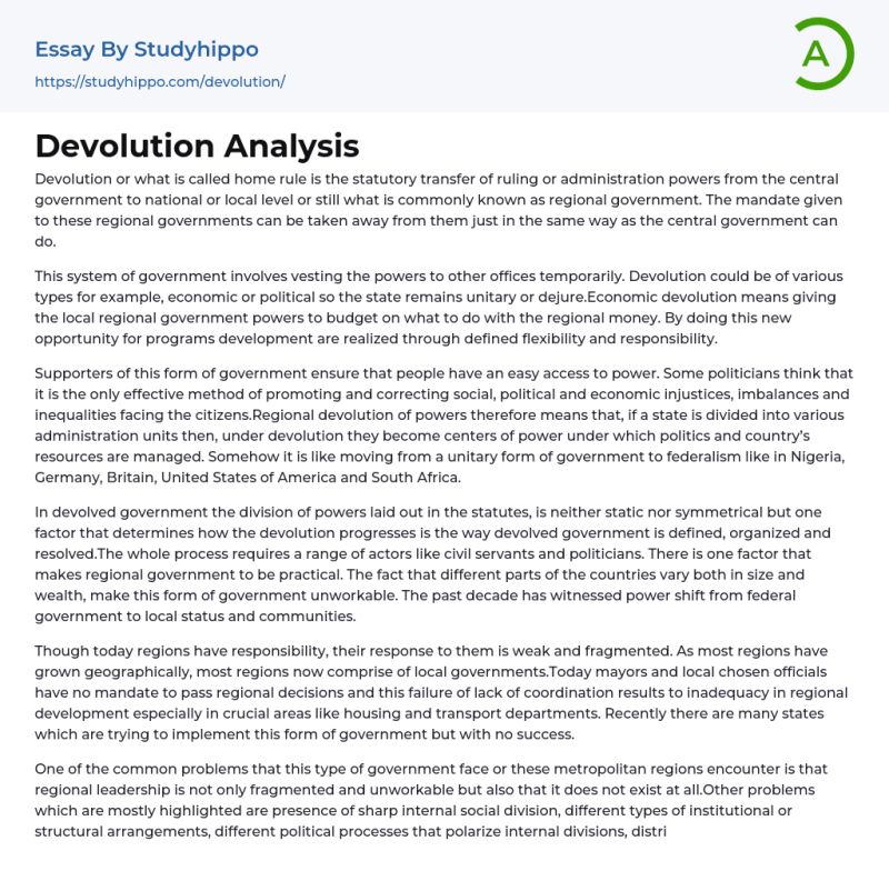 Has Devolution Worked Essay Example Phdessay Com - Ocean Picture Collection - Ultra HD Quality
