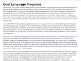 Dual Language Programs Essay Example Studyhippo