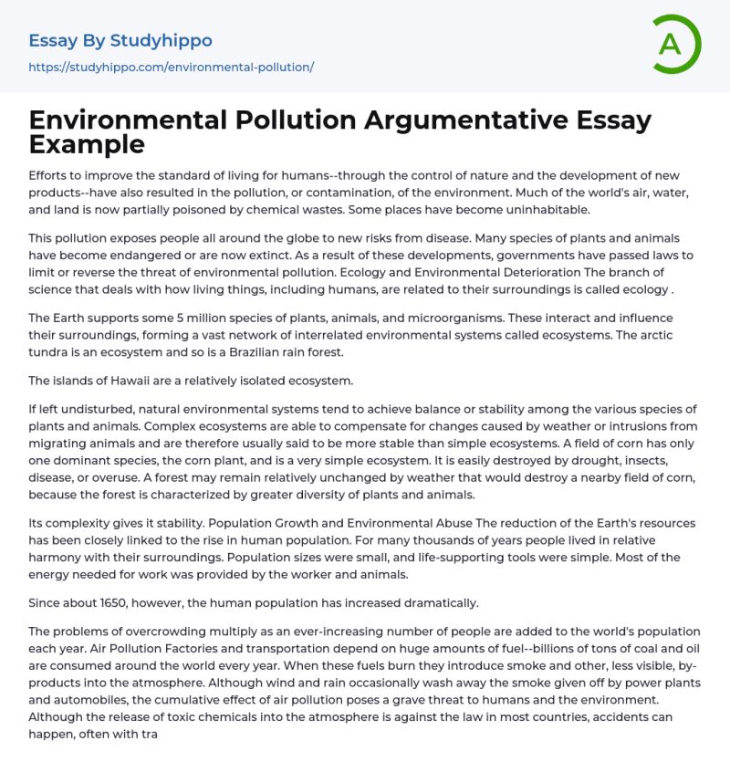 Solution Environmental Pollution Argumentative Essay Studypool - Premium Gradient Pattern Gallery - Ultra HD